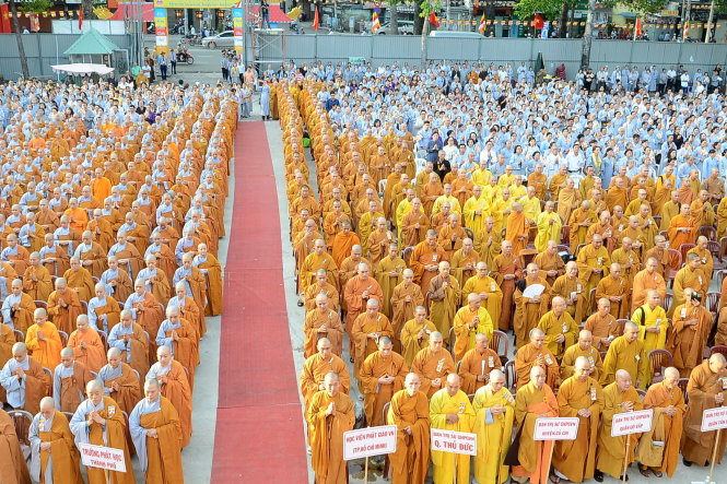 Toàn cảnh Đại lễ Phật Đản -  phật lịch 2561 - Ảnh: Tự Trung