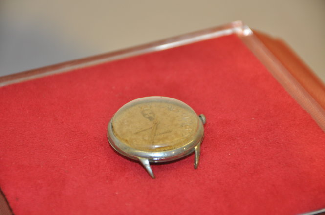 Chiếc đồng hồ Movado Bác Hồ tặng ông Trần Đăng Khoa năm 1955 - Ảnh: V.V.TUÂN