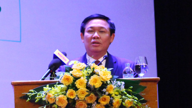 Phó Thủ tướng Vương Đình Huệ nhấn mạnh phải học văn hóa chấp nhận thất bại, chấp nhận rủi ro trong khởi nghiệp sáng tạo - Ảnh: Hà Thanh