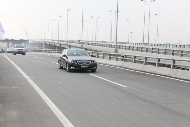 Đường cao tốc Cầu Giẽ - Ninh Bình, một trong những đoạn cao tốc Bắc - Nam đã hoàn thành - Ảnh: TUẤN PHÙNG