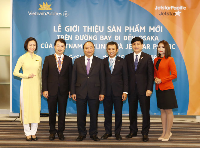 Vietnam Airlines chính thức công bố đưa vào khai thác “giấc mơ bay” Boeing 787-9 trên đường bay giữa Hà Nội – Osaka. Jetstar Pacific sẽ mở 2 đường bay thẳng nối liền hai thành phố Hà Nội/Đà Nẵng và Osaka, trở thành hãng hàng không giá rẻ đầu tiên của Việt Nam có đường bay thẳng tới Nhật. Ảnh CTV