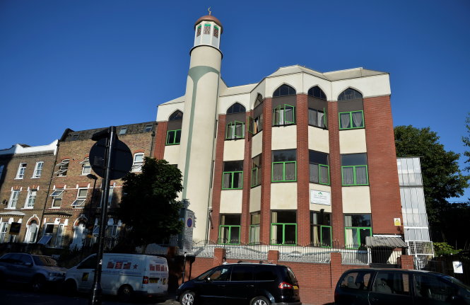 Đền thờ Hồi giáo Finsbury Park trong ảnh chụp sáng 19-6 - Ảnh: Reuters