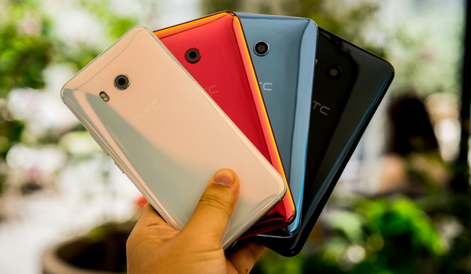 Các màu sắc của HTC U11 - Ảnh: Hoàng Hải