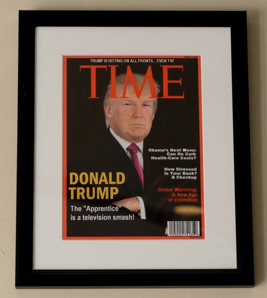 Bìa tạp chí Time vừa bị Washington Post phanh phui là giả mạo - Ảnh: Washington Post
