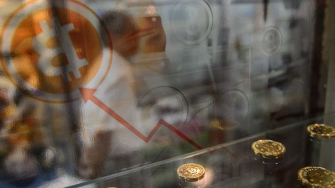 Giá trị hiện tại của bitcoin là hơn 2.500 USD - Ảnh: AFP