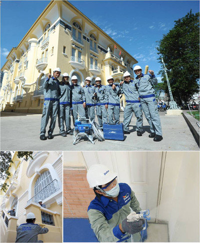 Chọn đội ngũ nhà thầu chuyên nghiệp sẽ giúp việc sơn sửa nhà đảm bảo hơn.