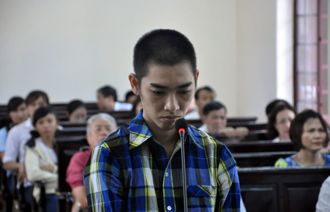 Bị cáo Nguyễn Phương Anh tại tòa ngày 14-7 - Ảnh: ĐÔNG HÀ