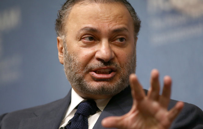 Ngoại trưởng UAE Anwar Gargash - Ảnh: Reuters