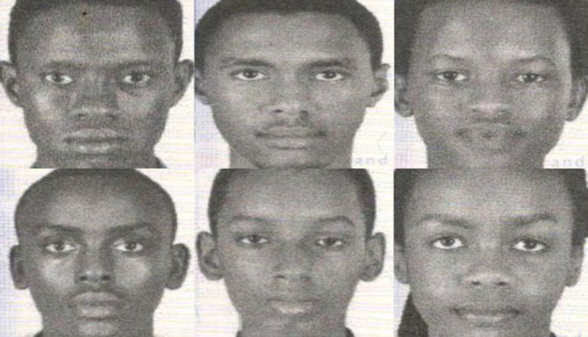 Hình ảnh các thiếu niên trong đội điều khiển robot của Burundi - Ảnh: Sở cảnh sát Washington