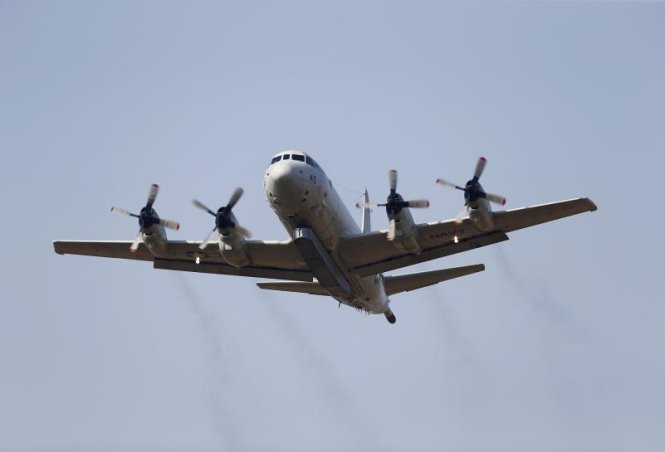 Một máy bay tuần thám trên biển P-3 Orion của hải quân Mỹ cất cánh từ căn cứ không quân ở Incirlik, thành phố Adana, Thổ Nhĩ Kỳ - Ảnh: Reuters