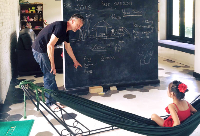 Khách du lịch lưu trú tại một cơ sở homestay đăng ký trên Airbnb ở Tây Ninh - Ảnh: ANH PHƯƠNG