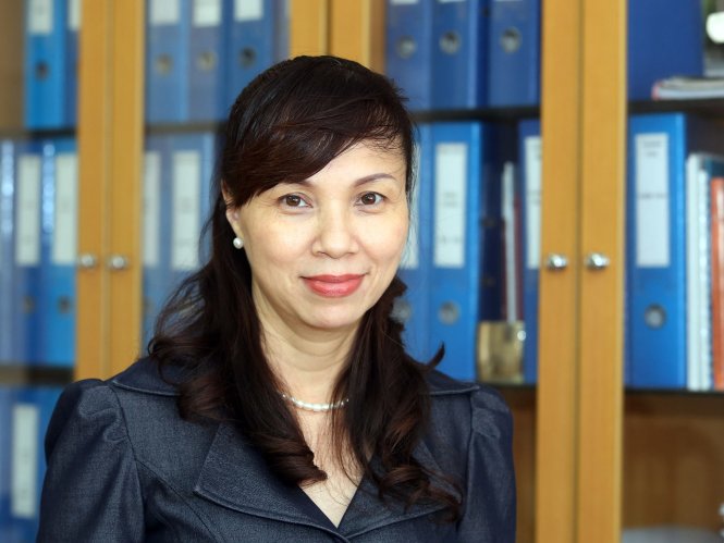 Bà Nguyễn Thị Kim Phụng, vụ trưởng Vụ Giáo dục Đại học - Bộ GD-ĐT
