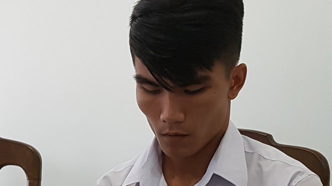 Tài xế Nguyễn Trường Giang - Ảnh: T.V