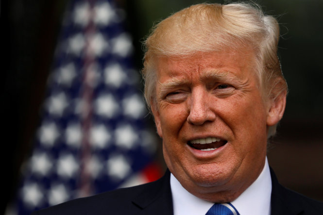 Tổng thống Mỹ Donald Trump - Ảnh: Reuters