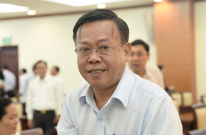 Ông NGUYỄN HỮU HIỆP (trưởng Ban tổ chức Thành ủy TP.HCM) - Ảnh: TỰ TRUNG