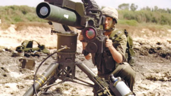 Hệ thống tên lửa Spike của Israel - Ảnh: Haaretz