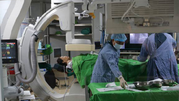 Chi phí khám chữa bệnh năm 2017 tại Phú Thọ vượt trên 620 tỉ đồng so với dự toán BHXH giao. Trong ảnh: bệnh nhân điều trị tại Bệnh viện Đa khoa Phú Thọ - Ảnh: Bệnh viện Đa khoa Phú Thọ