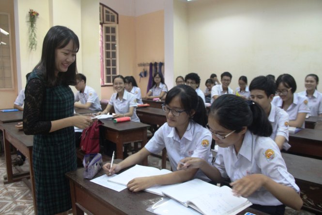 Nhờ học bổng Tiếp sức đến trường, Lý Hải Đường đã thực hiện giấc mơ trở thành cô giáo - Ảnh: MINH AN