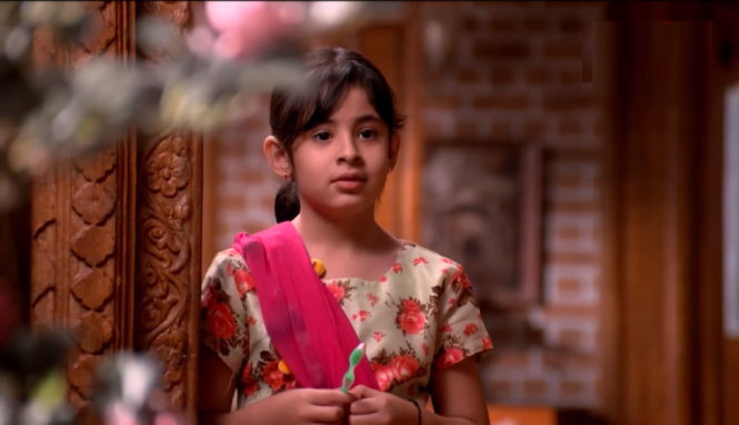 Soumya lúc còn nhỏ trong phim Hai số phận -Ảnh: TodayTV