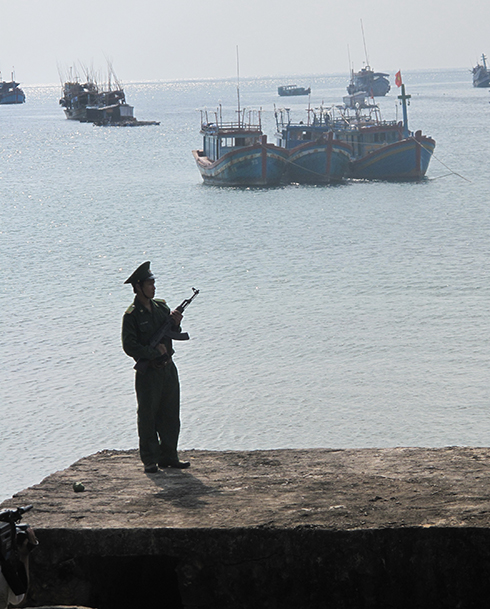 Người lính biển đảo phía Nam Tổ quốc - Ảnh: Thanh Đạm