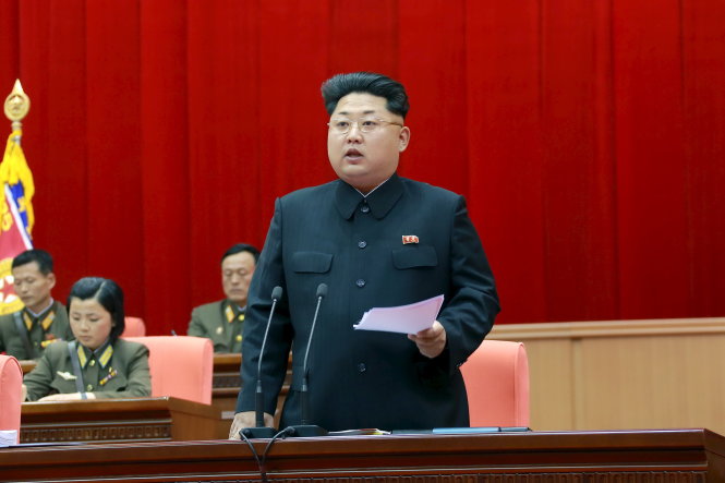 Nhà lãnh đạo Kim Jong Un - Ảnh: Reuters