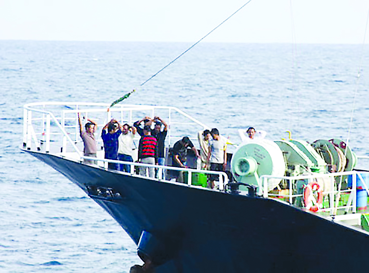Nhóm cướp biển trên tàu Zafirah Ảnh tư liệu
