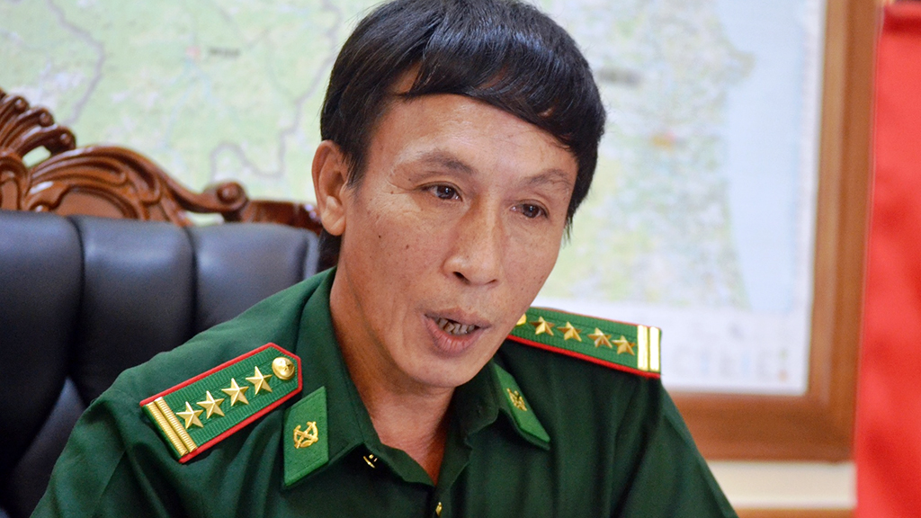 Đại tá Dương Hoài Nam - chỉ huy trưởng bộ đội biên phòng Quảng Nam - Ảnh: LÊ TRUNG