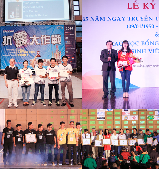 Sinh viên Duy Tân tự hào với những Cúp Vô địch và giải thưởng lớn trong nước và quốc tế