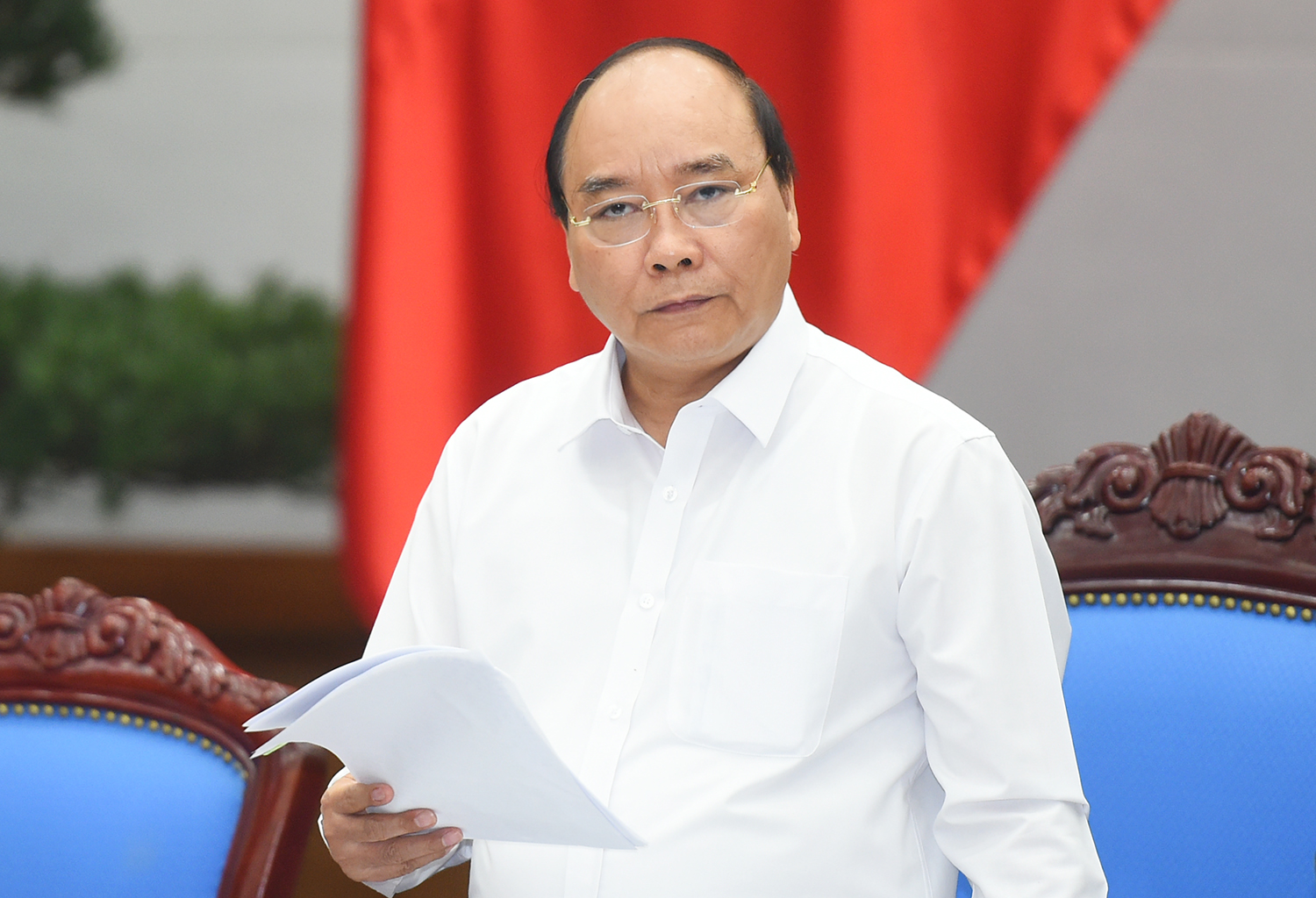 Thủ tướng Nguyễn Xuân Phúc: Không được để xảy ra những trường hợp tương tự như với dưa hấu, thịt lợn - Ảnh: VGP/Quang Hiếu 