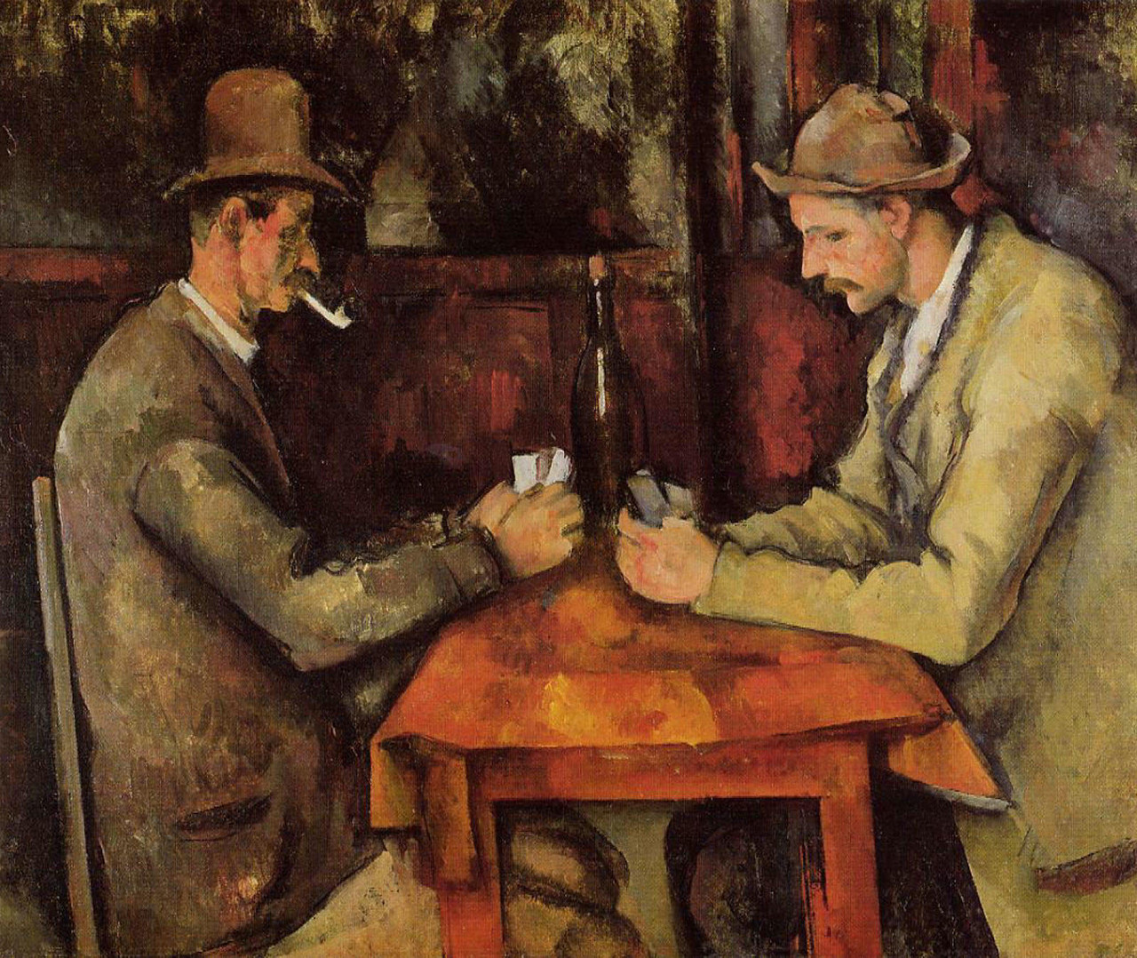 Bức The Card Players của Paul Cézanne - Ảnh: newstalk.com
