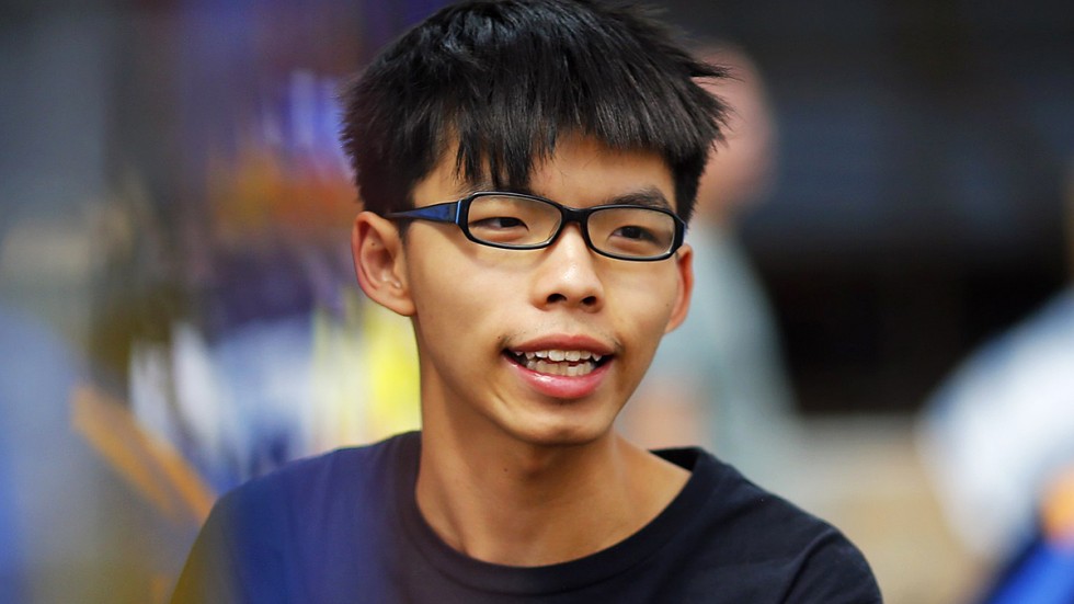 Hoàng Chi Phong (Joshua Wong), thủ lĩnh sinh viên tại cuộc biểu tình ở Hong Kong năm 2014 - Ảnh: Reuters