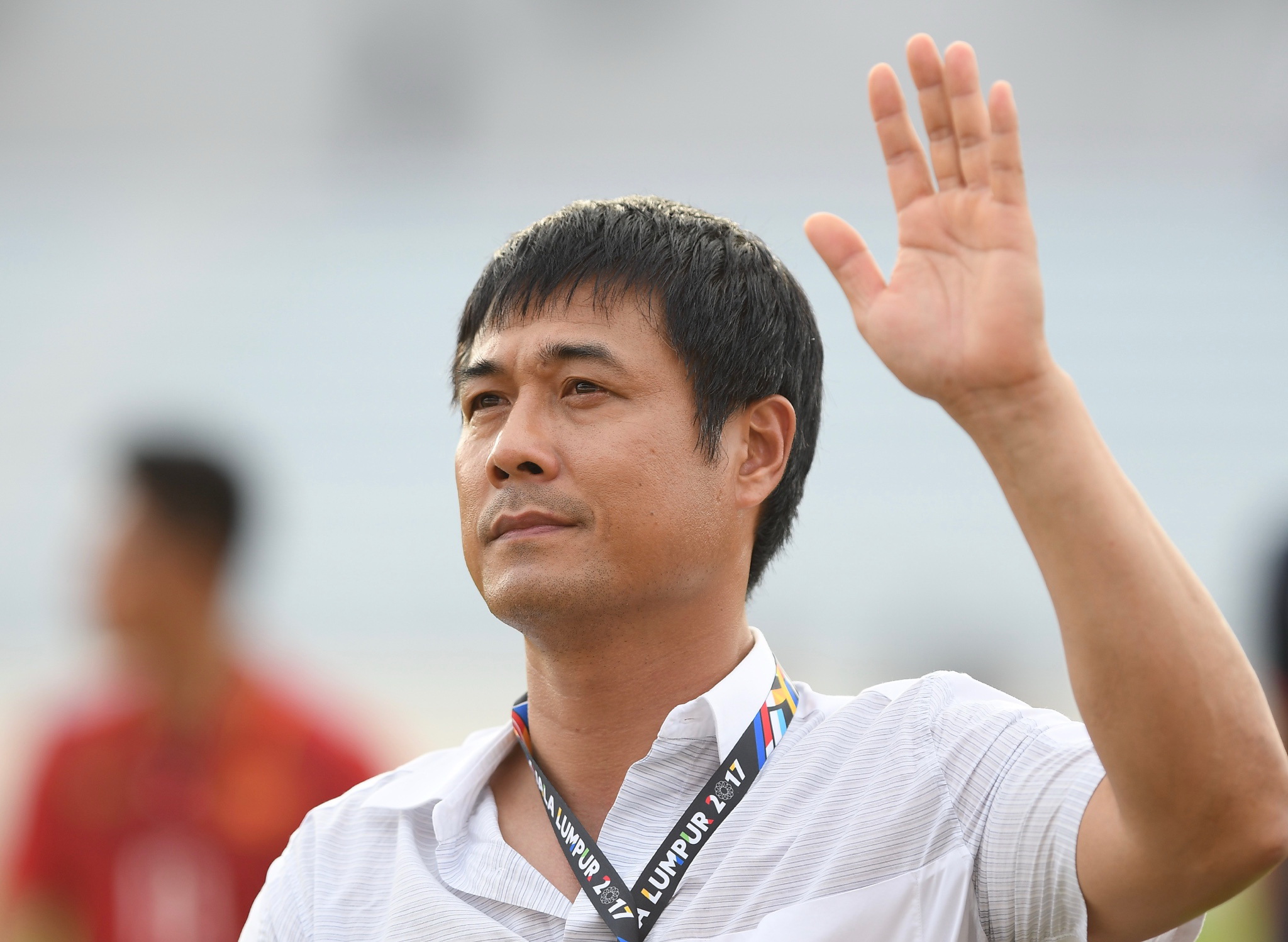 Hữu Thắng tạm biệt đội tuyển VN sau thất bại của U-22 ở SEA Games 29 Ảnh: N.K