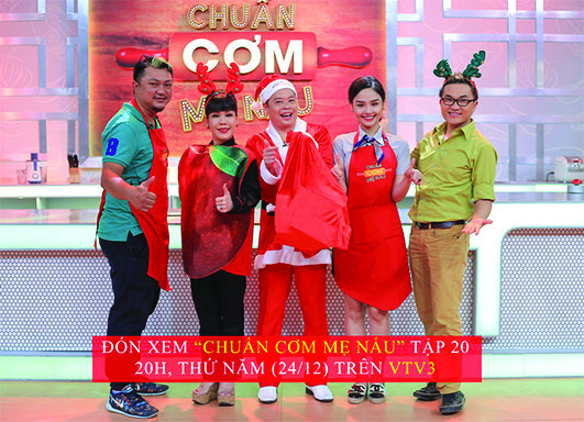 Tập 20 “CHUẨN CƠM MẸ NẤU” sẽ được phát sóng lúc 20h ngày 24/12/2015 trên kênh VTV3