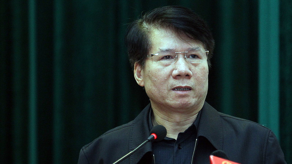 Ông Trương Quốc Cường, Cục trưởng cục quản lý dược chia sẻ với các phóng viên về tình hình nhập khẩu văcxin tại Việt Nam - Ảnh: Nguyễn Khánh