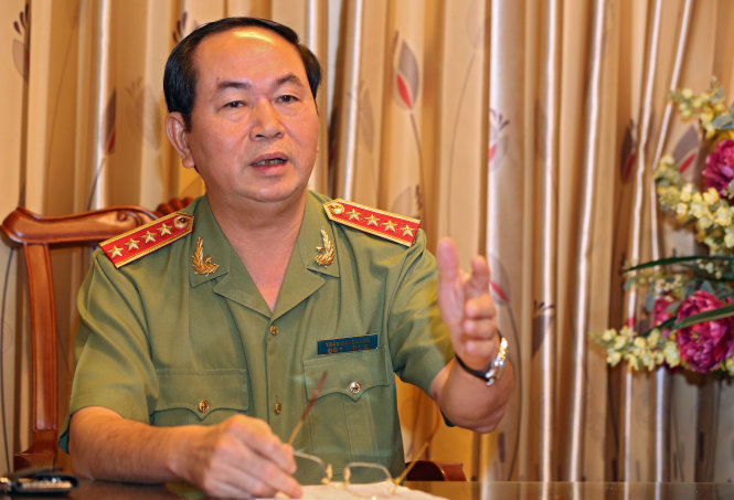Đại tướng, Bộ trưởng Bộ công an Trần Đại Quang - Ảnh: Việt Dũng