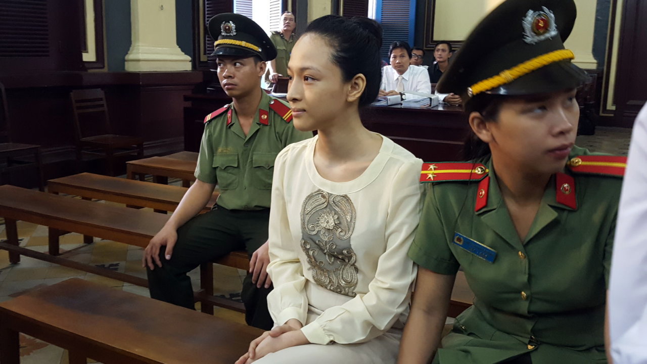 Bị cáo Trương Hồ Phương Nga tại tòa - Ảnh: H.Điệp