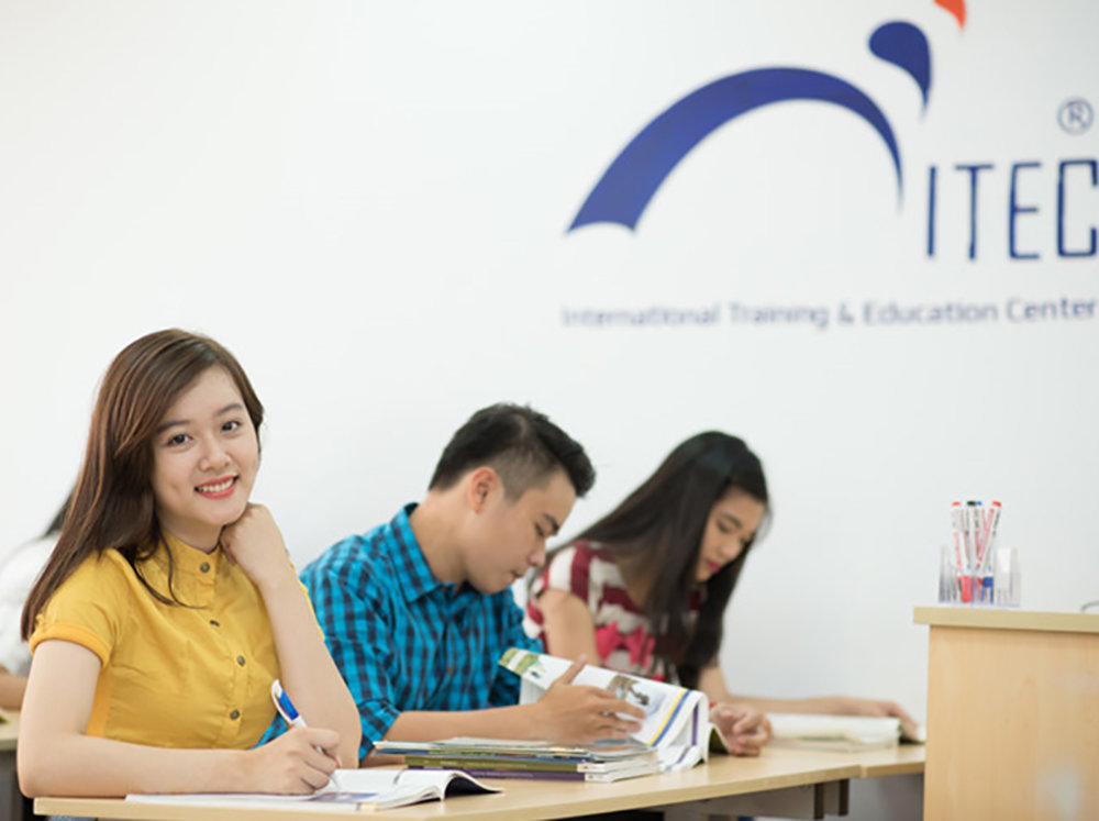 Sinh viên ITEC trong giờ học