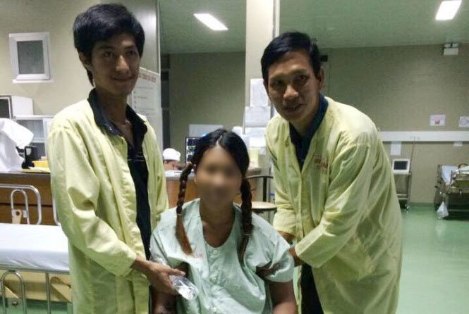 Sản phụ Nguyễn Thị Như hồi phục sau 5 lần ngưng tim - Ảnh: Bệnh viện cung cấp