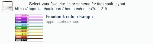Ứng dụng độc hại chào mời đổi màu tài khoản Facebook - Nguồn: Cheetah Mobile