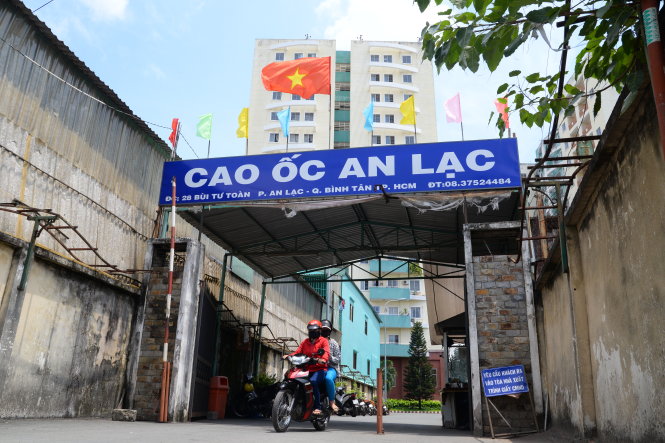 Tại lô A - cao ốc An Lạc có 111 hộ dân chưa có giấy chủ quyền nhà - Ảnh: Hữu Khoa