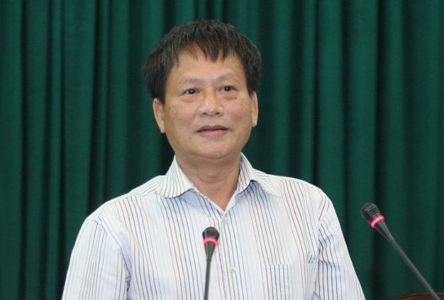 Ông Phan Đăng Long Phó trưởng ban thường trực Ban Tuyên giáo thành ủy Hà Nội chủ trì buổi họp báo - Ảnh: Nguyễn Khánh