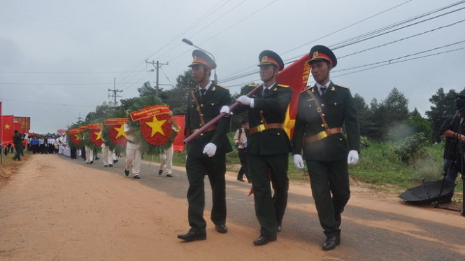 Nghi lễ đưa tiễn các liệt sĩ