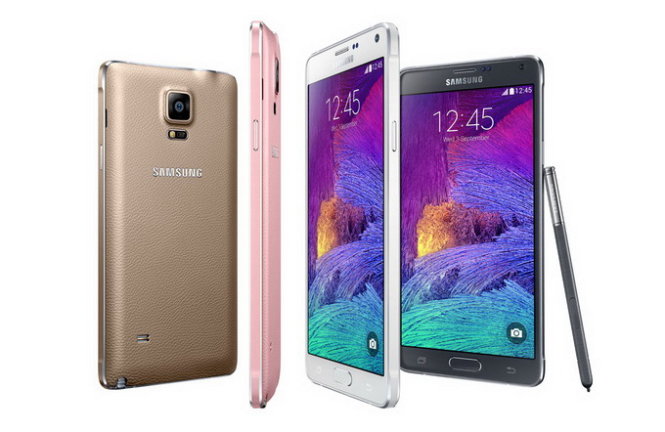 Bốn màu của Galaxy Note 4 - Ảnh đồ họa: Samsung Mobile