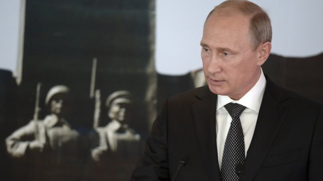 Tổng thống Nga Vladimir Putin hi vọng chính quyền Ukraine và quân ly khai sẽ đạt thỏa thuận hòa bình vào ngày 5-9 - Ảnh: Reuters