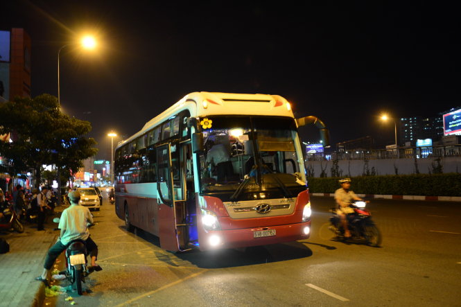 Xe khách giường nằm Thành Bưởi chạy tuyến TP Đà Lạt - TP.HCM - Ảnh: Quang Định