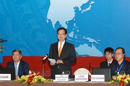 Thủ tướng Nguyễn Tấn Dũng phát biểu khai mạc - Ảnh: Chinhphu