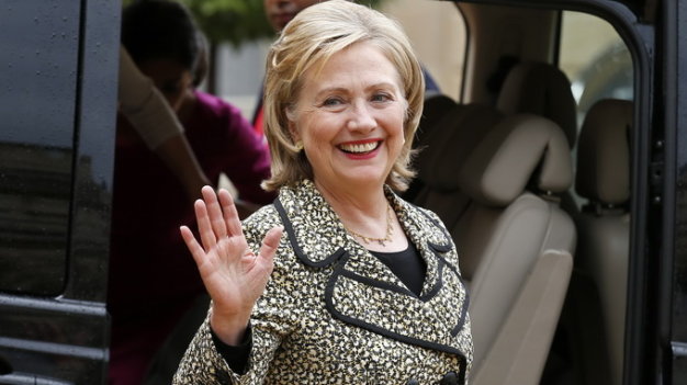Cựu Ngoại trưởng Hillary Clinton, ứng cử viên tổng thống hàng đầu - Ảnh: Reuters