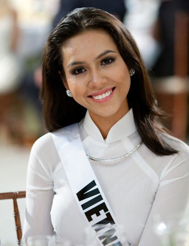 Á hậu Vũ Hoàng My từng đại diện VN tham dự cuộc thi Hoa hậu thế giới 2012 - Ảnh: Miss World