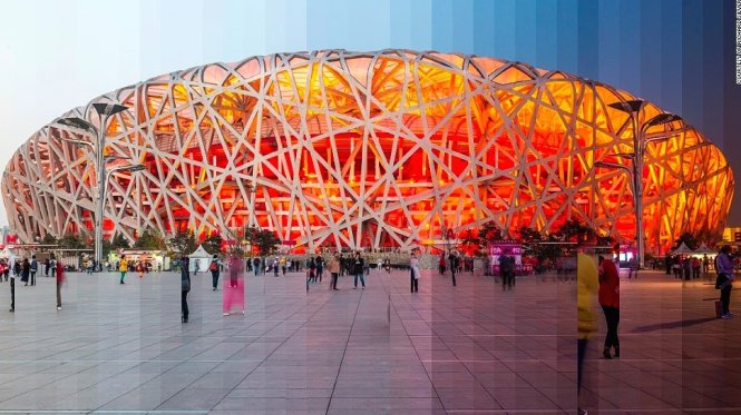 Sân vận động Tổ chim ở Bắc Kinh - Ảnh: CNN