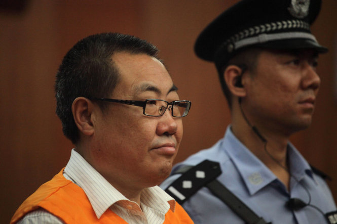 Nhiều quan chức cấp to ở Trung Quốc ra tòa gần đây vì cuộc chiến chống tham nhũng đang được đẩy mạnh - Ảnh: AFP